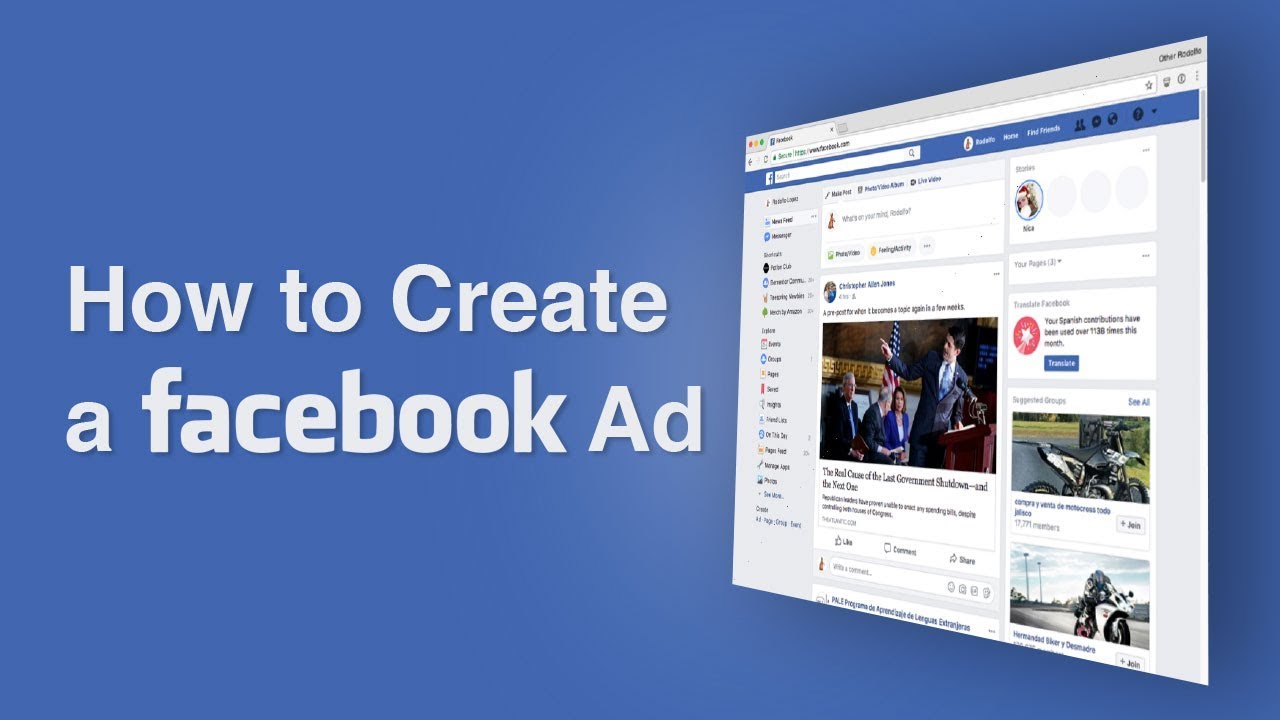 how to create a facebook ad